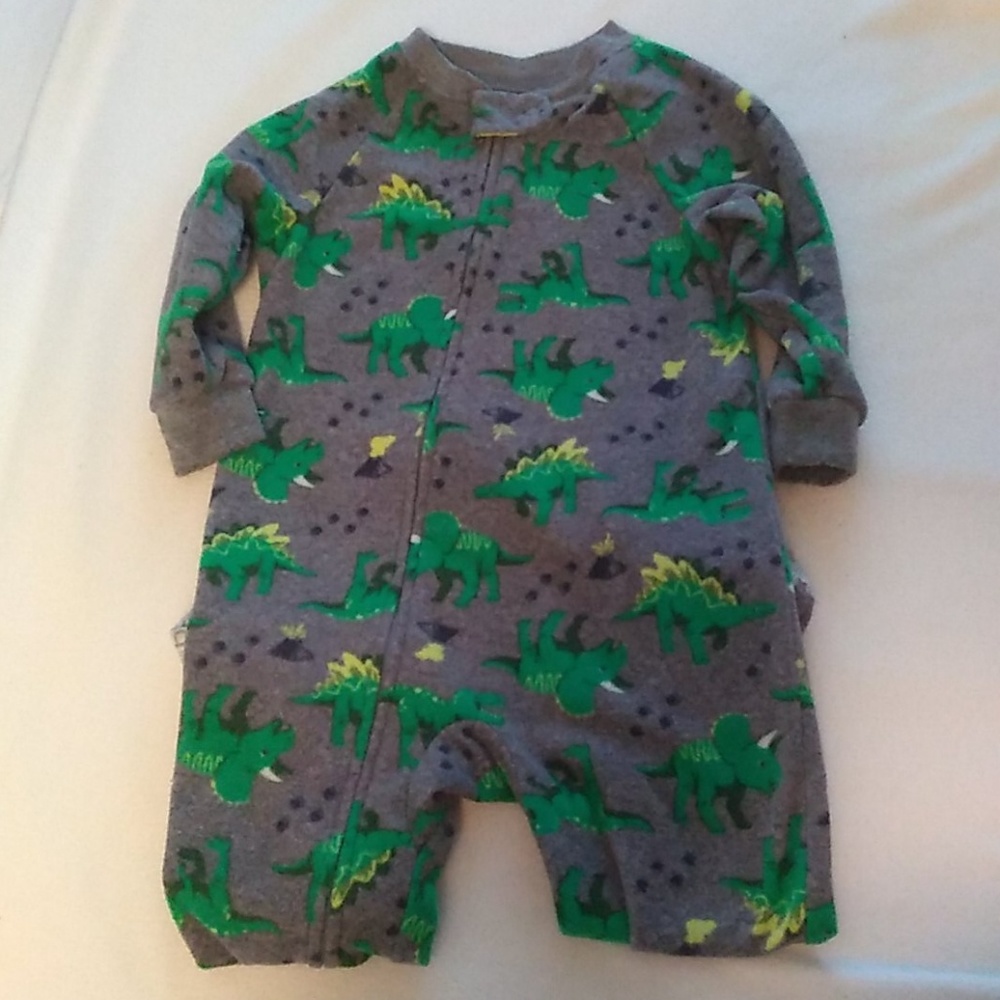 Fleece zipper pajamas